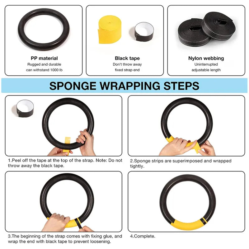 Gymrat - anelli Pro Grip